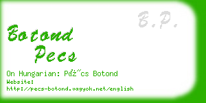 botond pecs business card